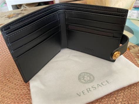 men versace wallet|authentic versace wallet.